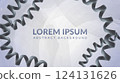 Dynamic Abstract Spiral Frame 124131626