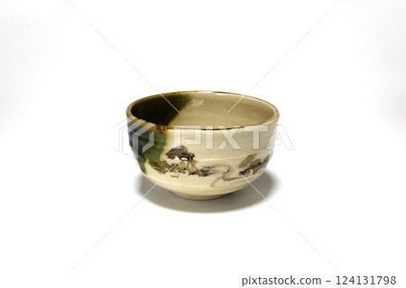 Tea bowl, matcha bowl, Japanese pottery Tea bowl, matcha bowl, Japanese pottery 124131798