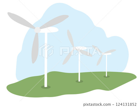 Wind-power generation Wind-power generation 124131852