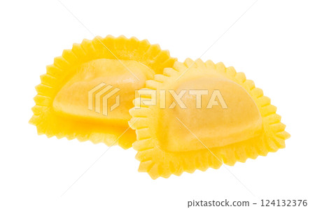 italian ravioli isolated italian ravioli isolated 124132376