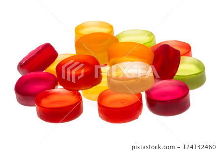 gummy candies isolated 124132460