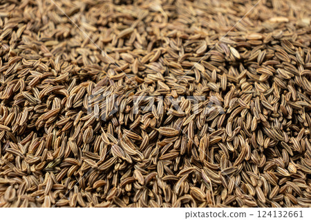 Dried Whole Cumin Traditional and Natural Spice Dried Whole Cumin Traditional and Natural Spice 124132661