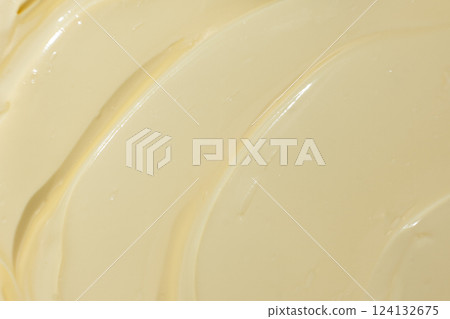 Creamy Mayonnaise Texture Abstract Culinary Background Creamy Mayonnaise Texture Abstract Culinary Background 124132675
