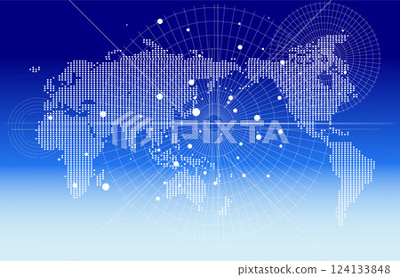 Artificial intelligence and computer technology background illustration_07 124133848