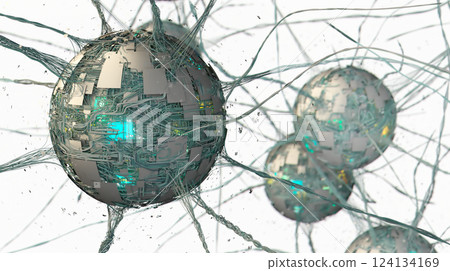 Neural Nexus: Abstract Spheres of Connectivity and Light Neural Nexus: Abstract Spheres of Connectivity and Light 124134169