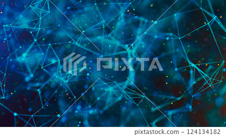 Sci-fi digital technology with line connect network and data graphic background. Sci-fi digital technology with line connect network and data graphic background. 124134182