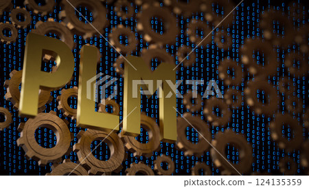 The PLM or Product Lifecycle Management for Business concept 3d Rendering. The PLM or Product Lifecycle Management for Business concept 3d Rendering. 124135359