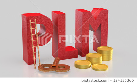The PLM or  Product Lifecycle Management  for Business concept 3d Rendering. 124135360