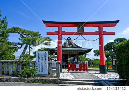 滋賀縣大津市唐崎神社鳥居 124135432