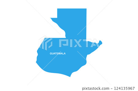 Guatemala country silhouette 124135967
