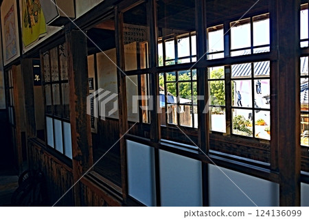 View from a retro classroom 124136099