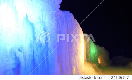 層雲峽峽谷冰水節 124136927