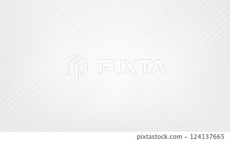 Abstract white background decorative by gray perspective lines with copy space, Vector illustration 124137665