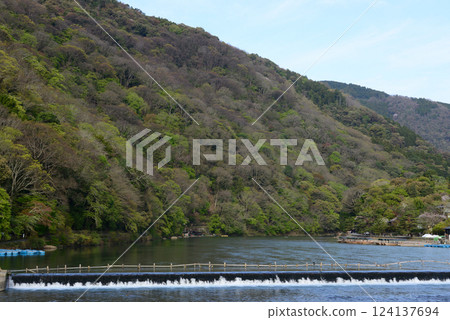Kyoto Arashiyama Kudzuno Large Weir-1 Kyoto Arashiyama Kudzuno Large Weir-1 124137694