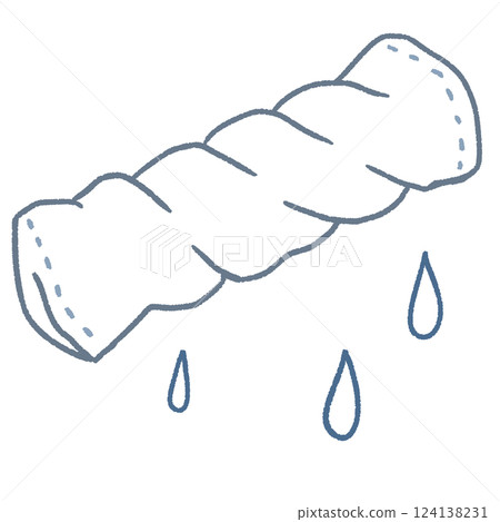 Illustration of a simple rag 124138231