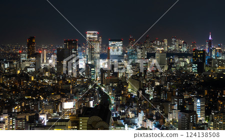 Shibuya night view, Tokyo 124138508