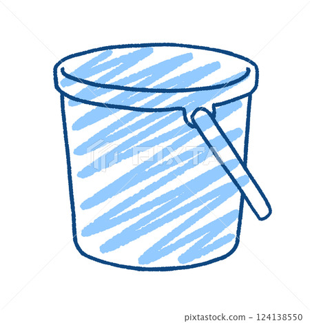 一個簡單的桶的插圖 124138550