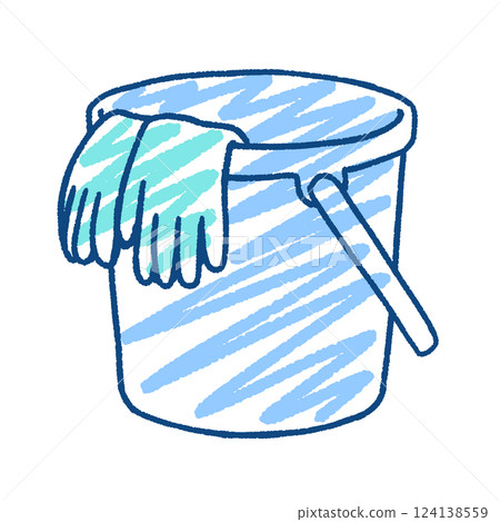 一個簡單的桶的插圖 124138559