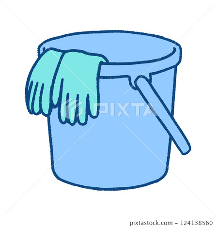 一個簡單的桶的插圖 124138560
