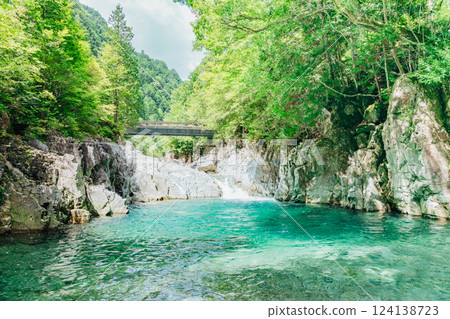 <Nagano> The beautiful scenery of the Atera Valley - Ushigafuchi - <Nagano> The beautiful scenery of the Atera Valley - Ushigafuchi - 124138723