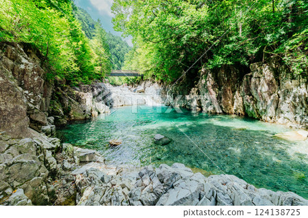 <Nagano> The beautiful scenery of the Atera Valley - Ushigafuchi - <Nagano> The beautiful scenery of the Atera Valley - Ushigafuchi - 124138725