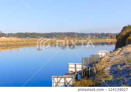 Scenery along the Shinkawa Cycling Road in Yachiyo City, Chiba Prefecture March 2025 Scenery along the Shinkawa Cycling Road in Yachiyo City, Chiba Prefecture March 2025 124139027