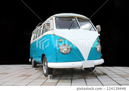 Two-tone minivan Two-tone minivan 124139446