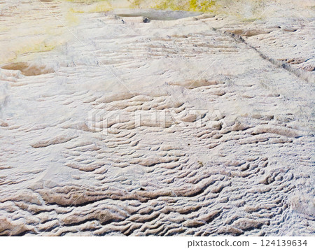 Travertine Pamukkale in Turkey Travertine Pamukkale in Turkey 124139634