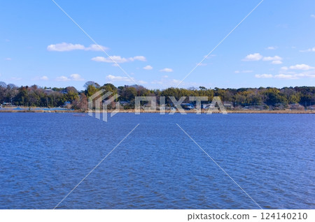Scenery of Lake Teganuma, Abiko City, Chiba Prefecture March 2025 124140210
