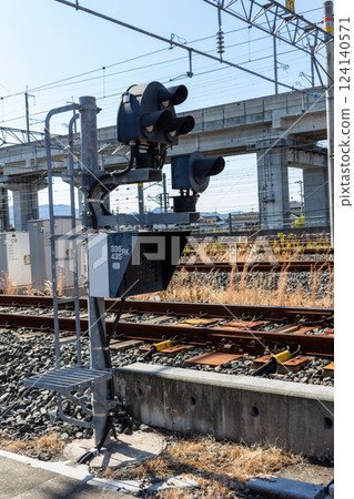 Shinkansen signals / facilities [Kyushu Shinkansen Kumamoto General Rolling Stock Depot, shunting signals] 124140571