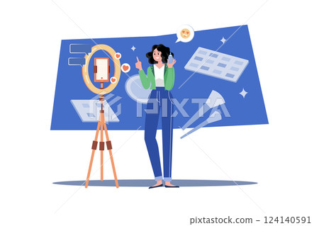 Beauty Vlogger Cosmetic Review Beauty Vlogger Cosmetic Review 124140591