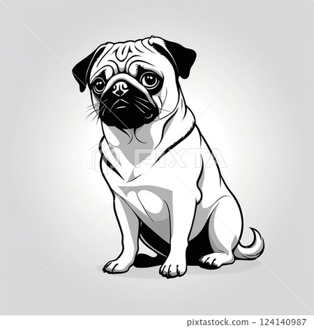 哈巴狗在聽對話 124140987