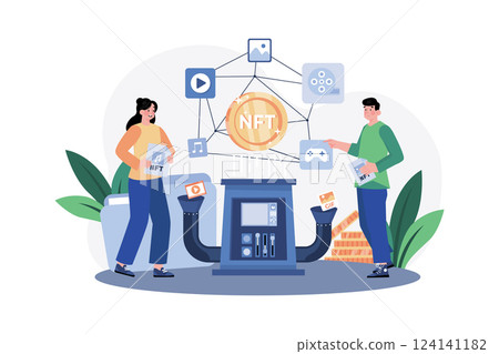 New years Eve Illustration concept. New years Eve Illustration concept. 124141182