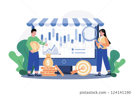 New years Eve Illustration concept. 124141190