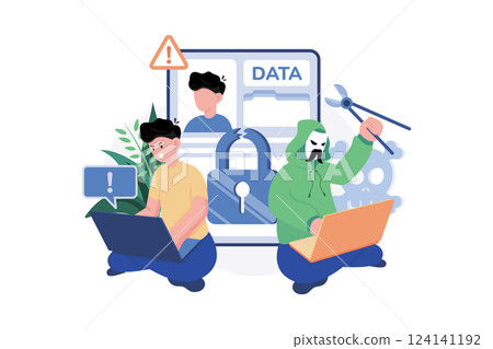 New years Eve Illustration concept. 124141192