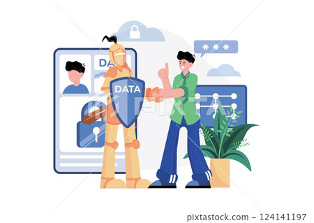 New years Eve Illustration concept. 124141197