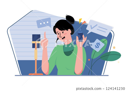 New years Eve Illustration concept. New years Eve Illustration concept. 124141230