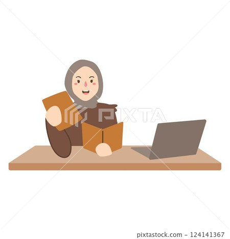 People Using a Laptop for Work at Home People Using a Laptop for Work at Home 124141367