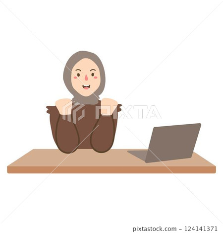 Woman Working from Home Remote Work Woman Working from Home Remote Work 124141371