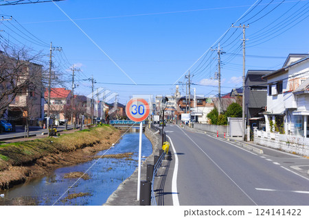 Scenery of Aoyagi, Soka City, Saitama Prefecture March 2025 Scenery of Aoyagi, Soka City, Saitama Prefecture March 2025 124141422
