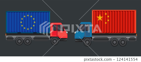 Trade Tensions Between Europe and China 124141554