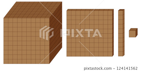 Mathematical Fractions with 3D Blocks Mathematical Fractions with 3D Blocks 124141562