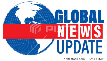 Global News Update Illustration Global News Update Illustration 124141608