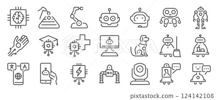 Icon, Robotic, robot 124142108