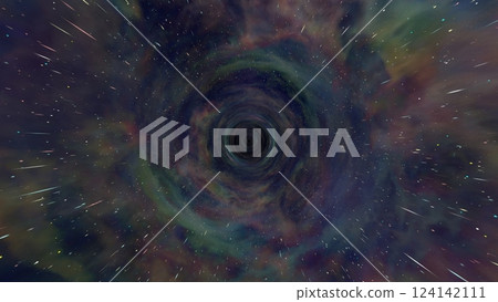 Warp image, space, with stars, wp032 Warp image, space, with stars, wp032 124142111