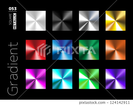 Set of gradient rectangle styles 053 Set of gradient rectangle styles 053 124142911