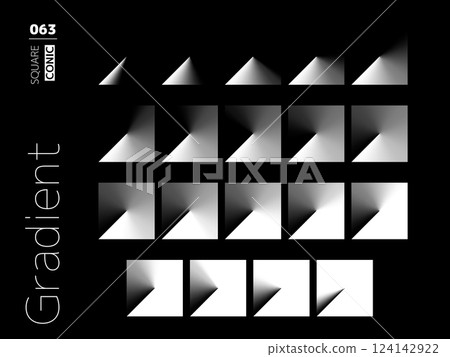 Set of gradient rectangle styles 063 Set of gradient rectangle styles 063 124142922