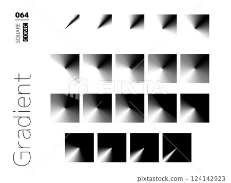 Set of gradient rectangle styles 064 Set of gradient rectangle styles 064 124142923