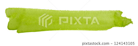 green brush isolated on transparent background green brush isolated on transparent background 124143105