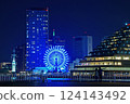 從新光第一碼頭欣賞神戶臨海樂園的夜景 124143492